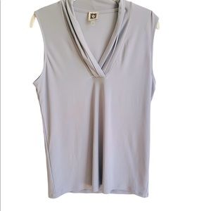 Anne Kline - sleeveless top!